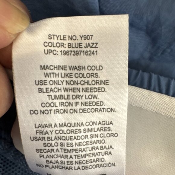 Champion Men's XXL Nylon Zip Pockets Shorts Blue Jazz Inseam 7.75" NWT - Picture 9 of 11